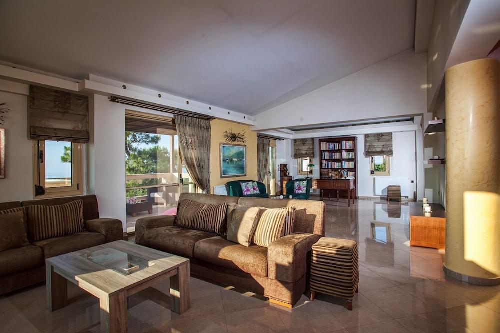 Palladio Luxury Villa With Amazing View Roussospítion Dış mekan fotoğraf