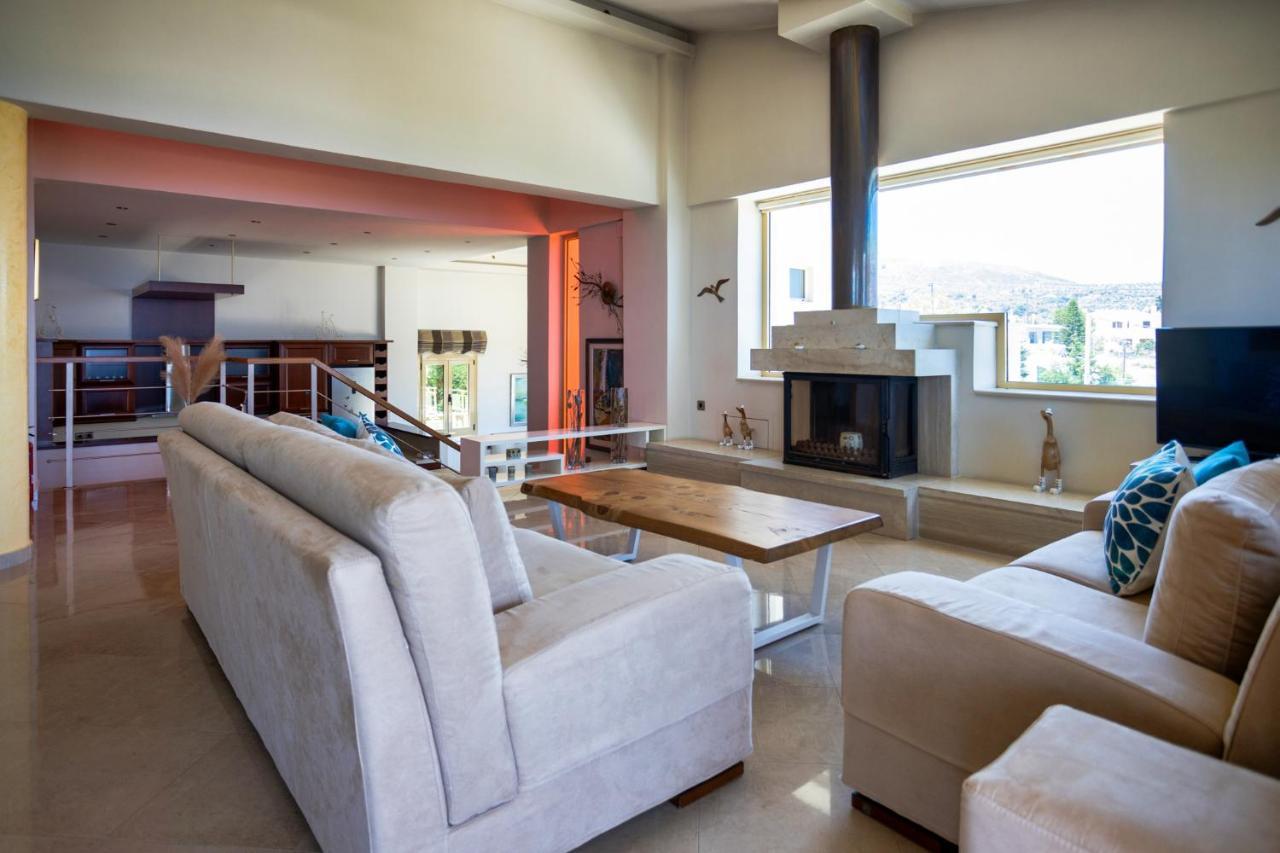 Palladio Luxury Villa With Amazing View Roussospítion Dış mekan fotoğraf