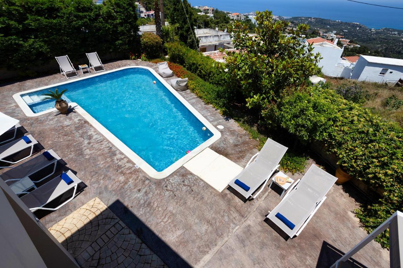 Palladio Luxury Villa With Amazing View Roussospítion Dış mekan fotoğraf