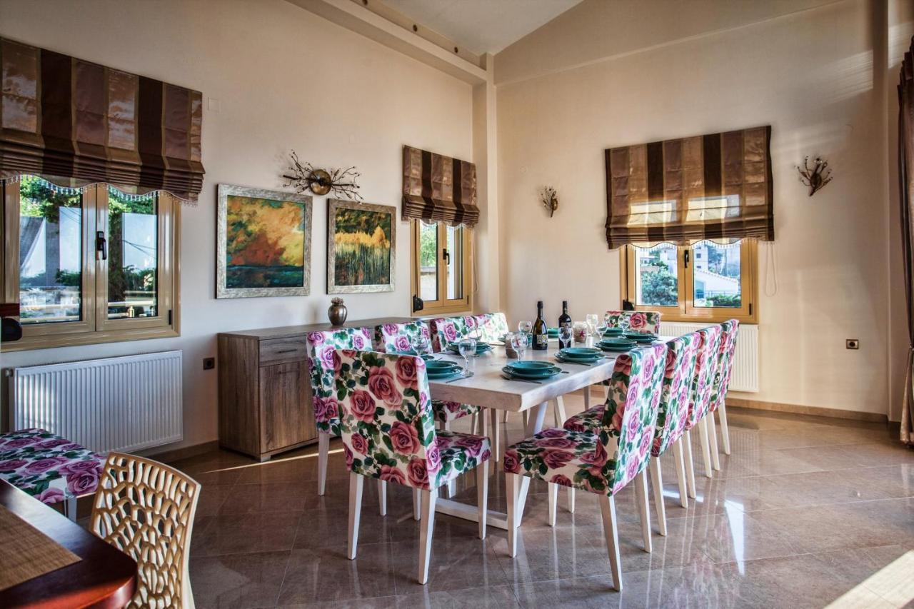 Palladio Luxury Villa With Amazing View Roussospítion Dış mekan fotoğraf