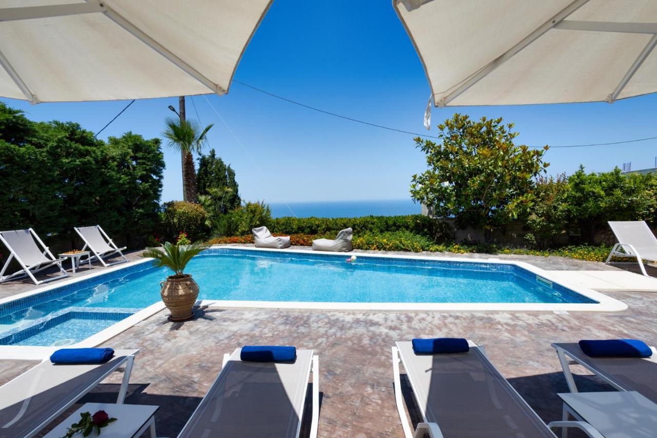 Palladio Luxury Villa With Amazing View Roussospítion Dış mekan fotoğraf