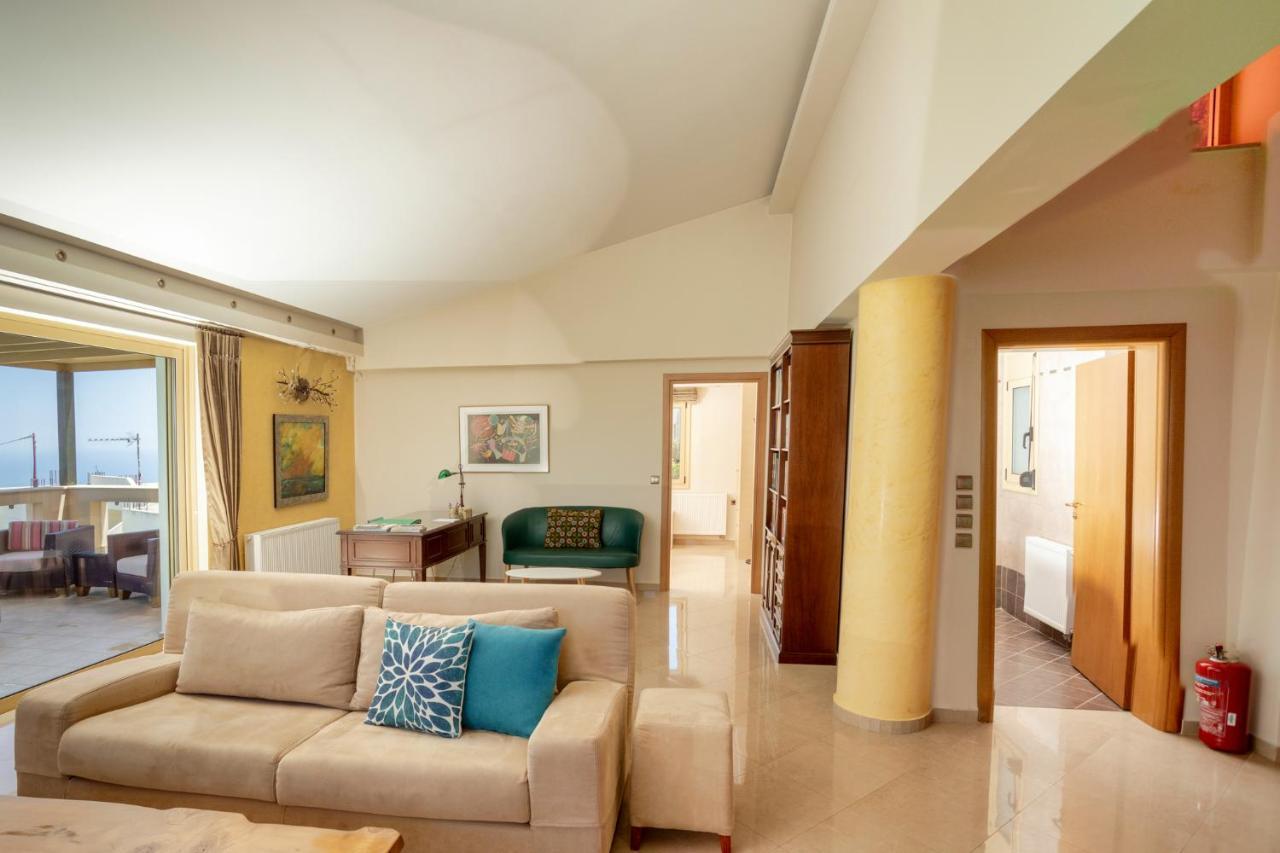 Palladio Luxury Villa With Amazing View Roussospítion Dış mekan fotoğraf