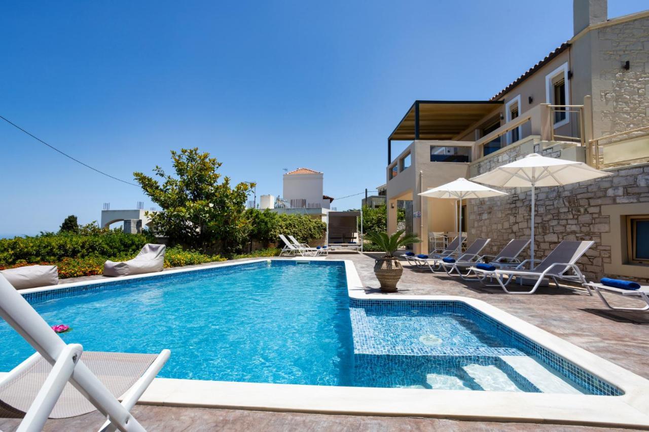 Palladio Luxury Villa With Amazing View Roussospítion Dış mekan fotoğraf