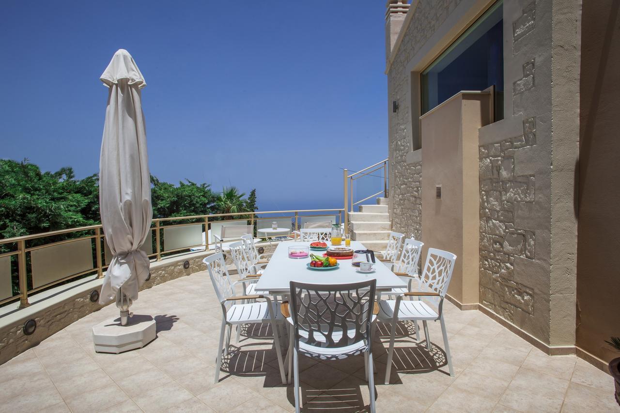 Palladio Luxury Villa With Amazing View Roussospítion Dış mekan fotoğraf