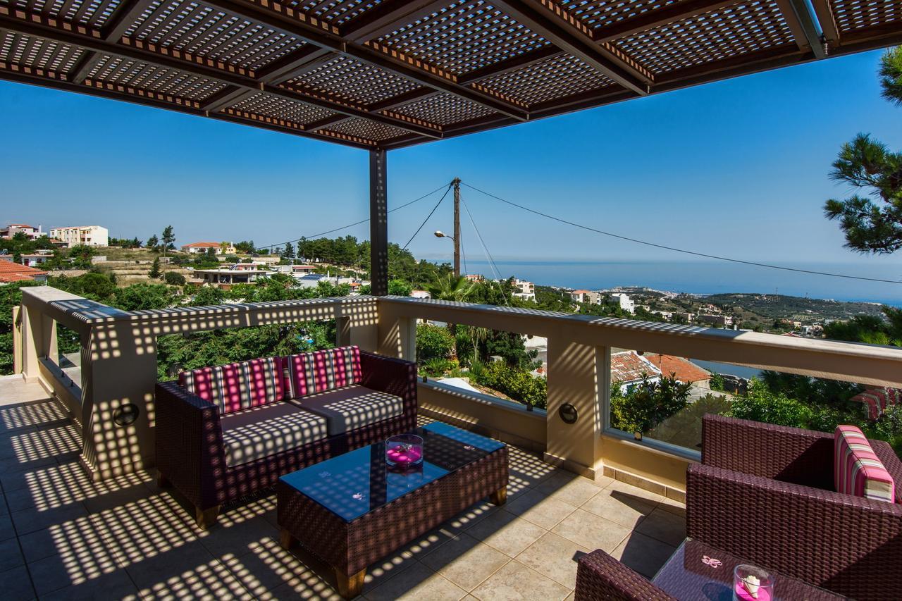Palladio Luxury Villa With Amazing View Roussospítion Dış mekan fotoğraf